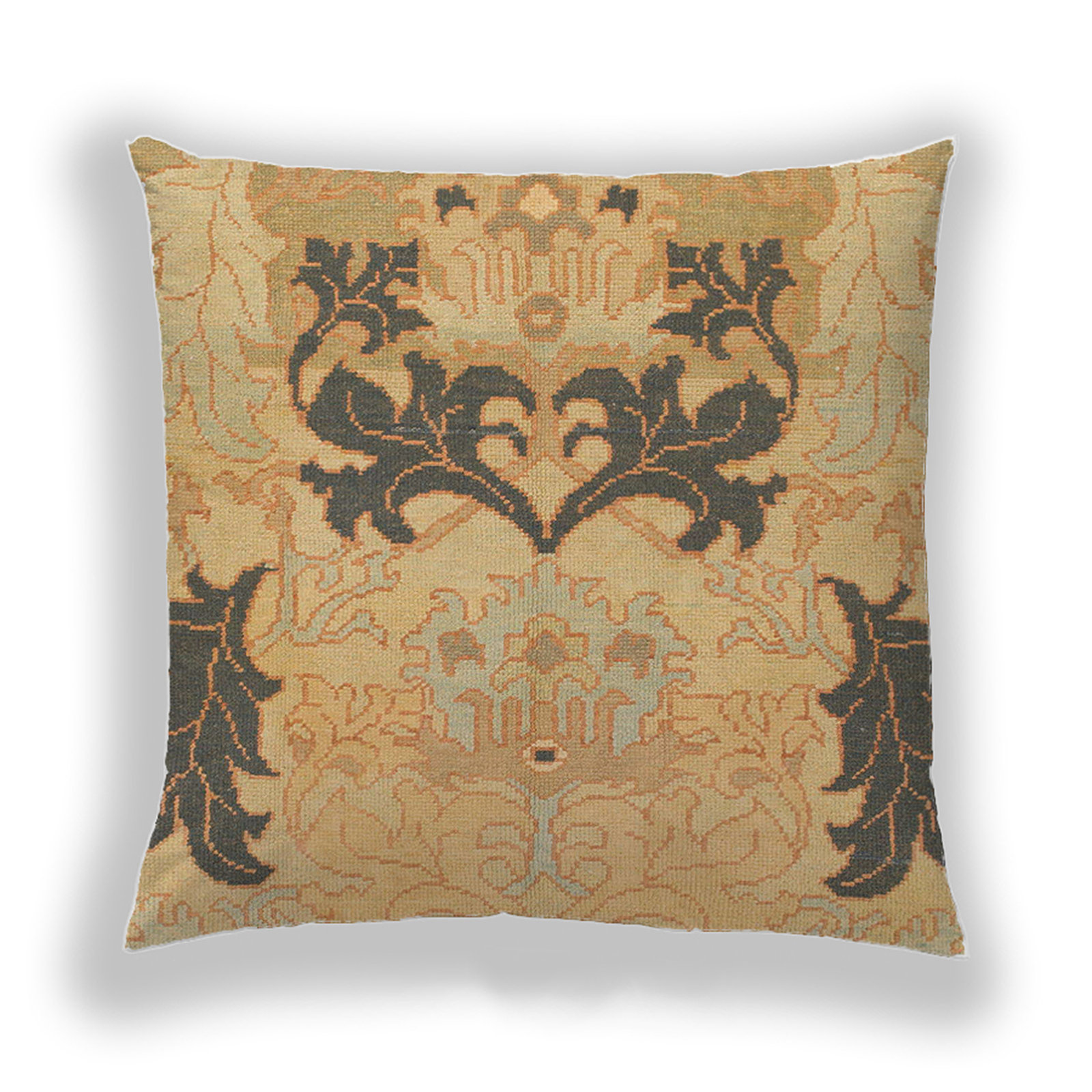 Bungalow Rose Damask Throw Pillow